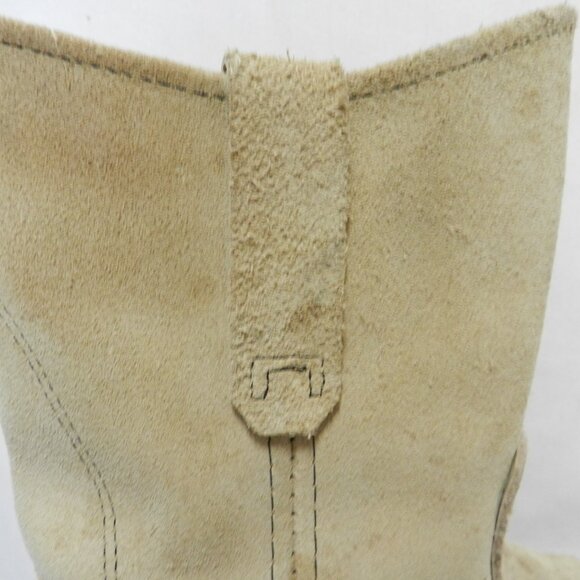 Red Wing 1188 Pecos Suede Steel Top pull-on boots Work Vintage USA Size Sz 7.5 - Picture 7 of 14